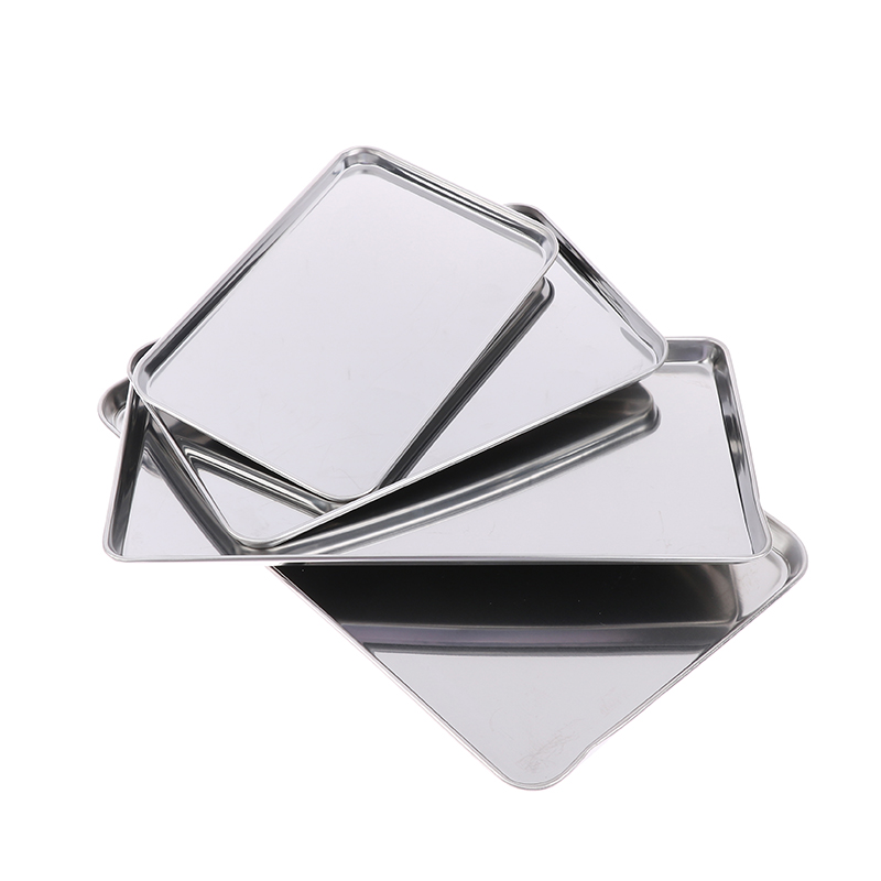 Kitchen Baking Tray Organiser - จานสี่เหลี่ยม loyang Baja antikarat สำหรับห้องครัวร้านบาร์บีคิวถาดอบพายจัดทางการแพทย์1ชิ้น
