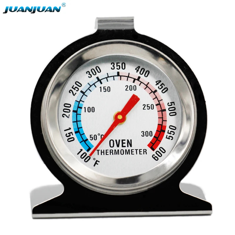 Oven Thermometer Analog - เครื่องวัดอุณหภูมิเตาอบสแตนเลสในครัวอาหารย่างขนมปังในครัวเรือนดีเตาอบเครื่องครัวเครื่องวัดอุณหภูมิเครื่องวัดอุณหภูมิเครื่องวัดอุณหภูมิบาร์บีคิว