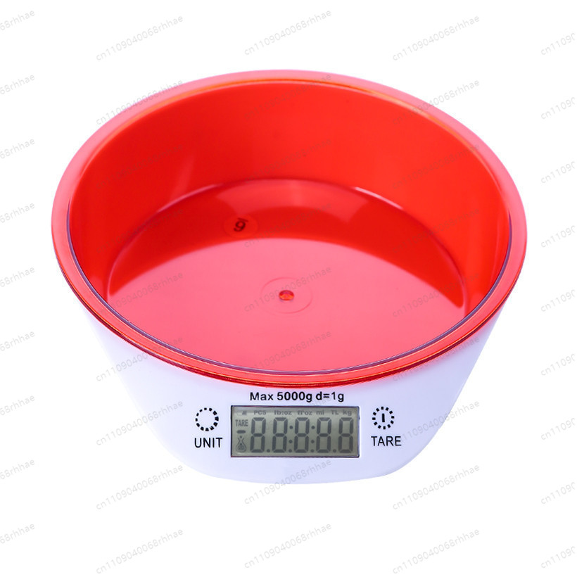 Kitchen Baking Scale - เครื่องชั่งดิจิตอลความแม่นยำสูงสำหรับครัว พร้อมถ้วย ชั่งน้ำหนักอาหารอิเล็กทรอนิกส์ สำหรับแป้ง อบขนม และอาหารสัตว์เลี้ยง