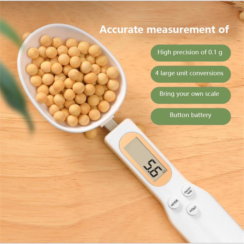 Kitchen Baking Scale - ช้อนตวงแบบมีสเกล ช้อนตวงอิเล็กทรอนิกส์ ช้อนตวงกาแฟ ช้อนตวงผงกาแฟ ช้อนตวงสำหรับทำขนม ช้อนตวงอิเล็กทรอนิกส์