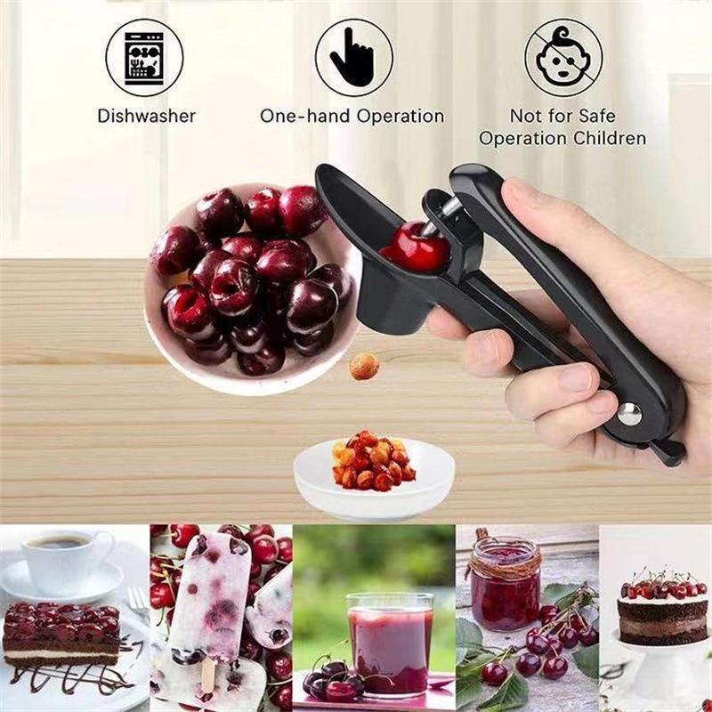 Kitchen Accessories For Baking - 【S】อุปกรณ์ครัว เครื่องแยกเมล็ดเชอร์รี่ ที่แยกเมล็ดเชอร์รี่ วัสดุเกรดอาหาร ใช้งานมือเดียว สำหรับทำขนม
