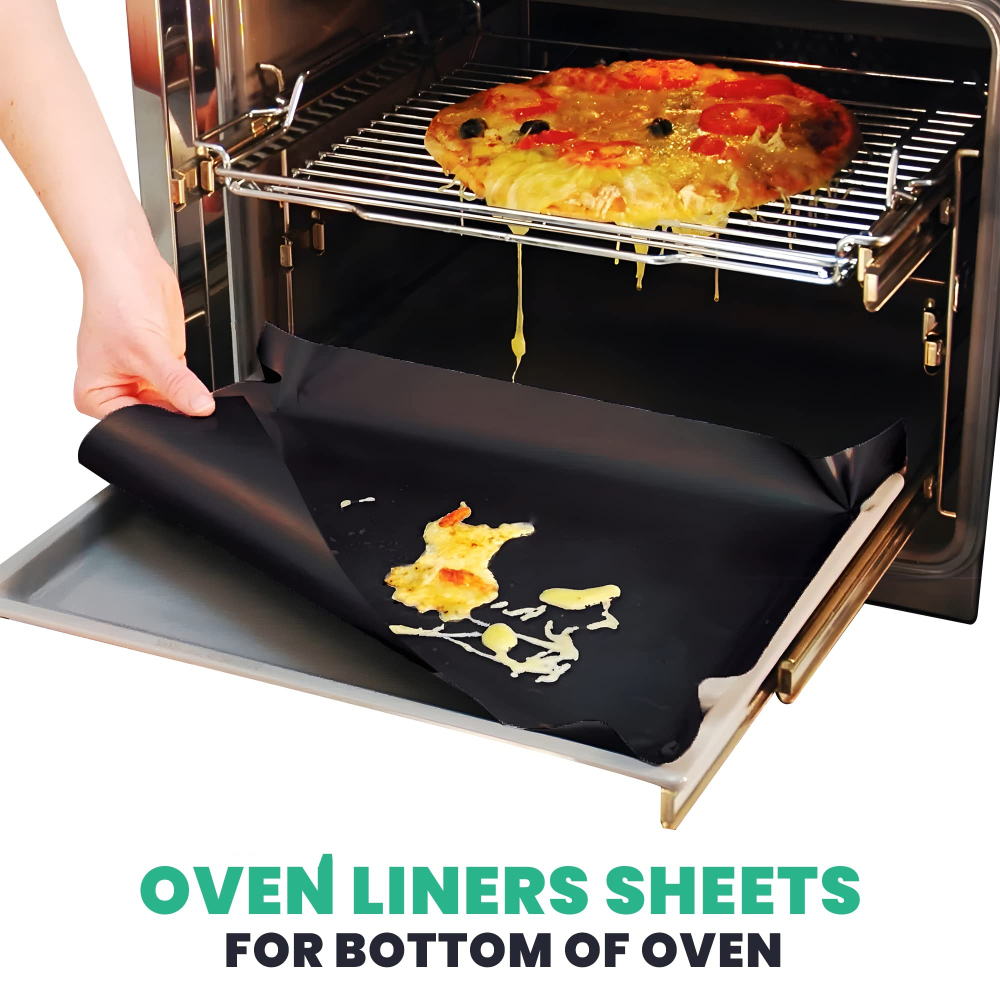 Super Kitchen Baking Mat - แผ่นรองเตาอบ แผ่นรองเตาย่างบาร์บีคิว แผ่นรองไมโครเวฟ ขนาดใหญ่ ไม่ติดกระทะ ทนทาน