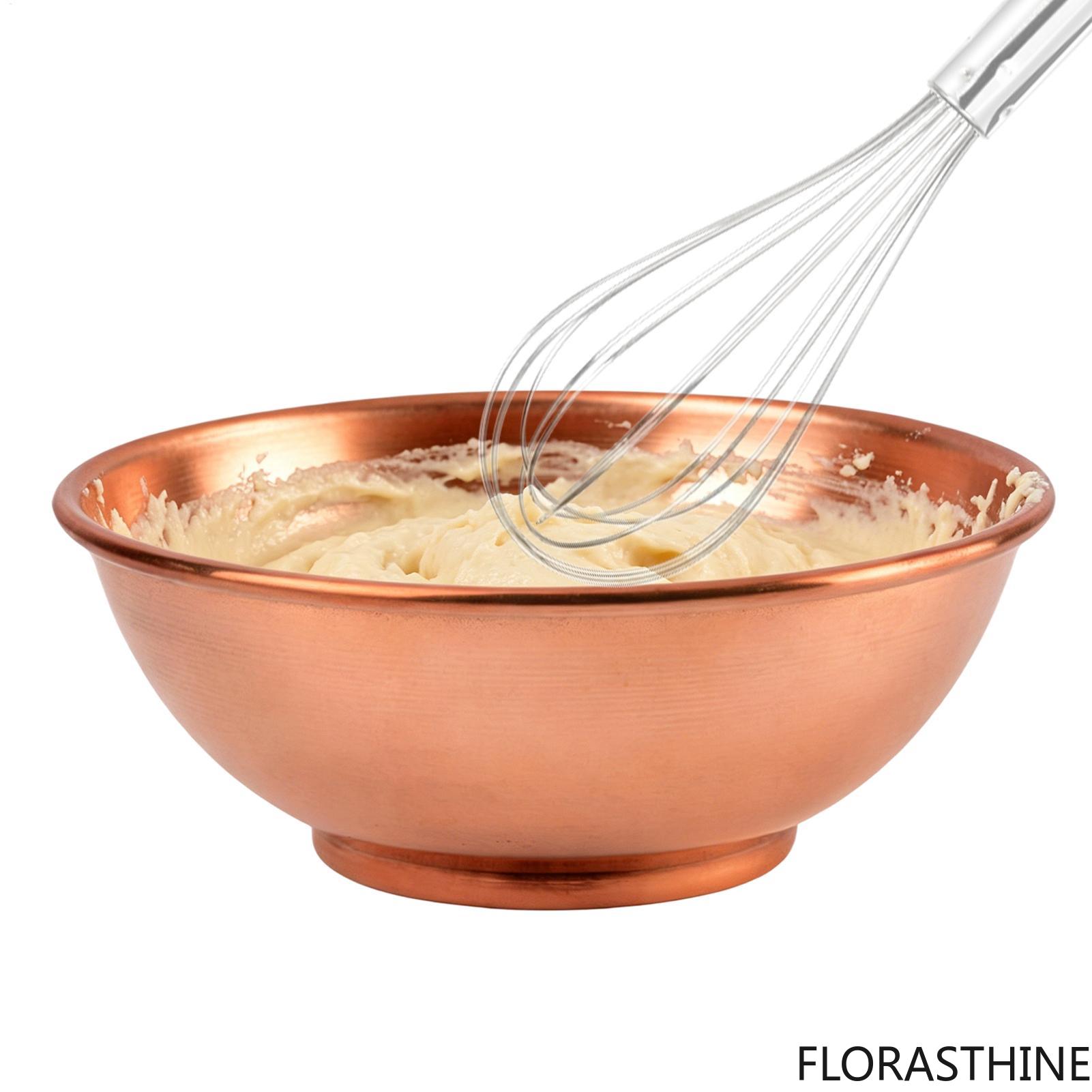 Kitchen Baking Containers - ชามทองแดงขนาดใหญ่ ภาชนะเก็บของ ชามทองแดงสำหรับผสมสลัด ทำขนมที่บ้าน ใช้เสิร์ฟอาหารในครัว ทำอาหาร