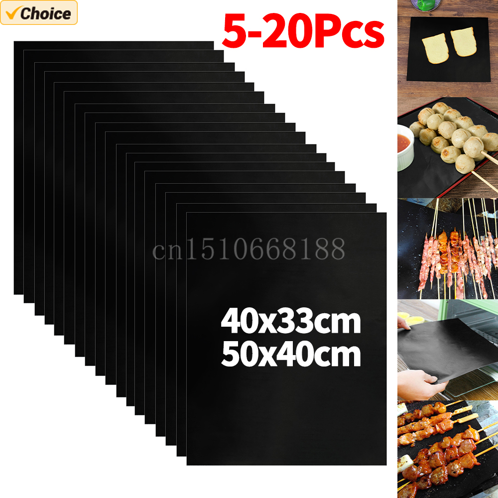 Super Kitchen Baking Mat - แผ่นรองอบ/ย่าง 5-20 ชิ้น ขนาด 33/50x40 ซม.