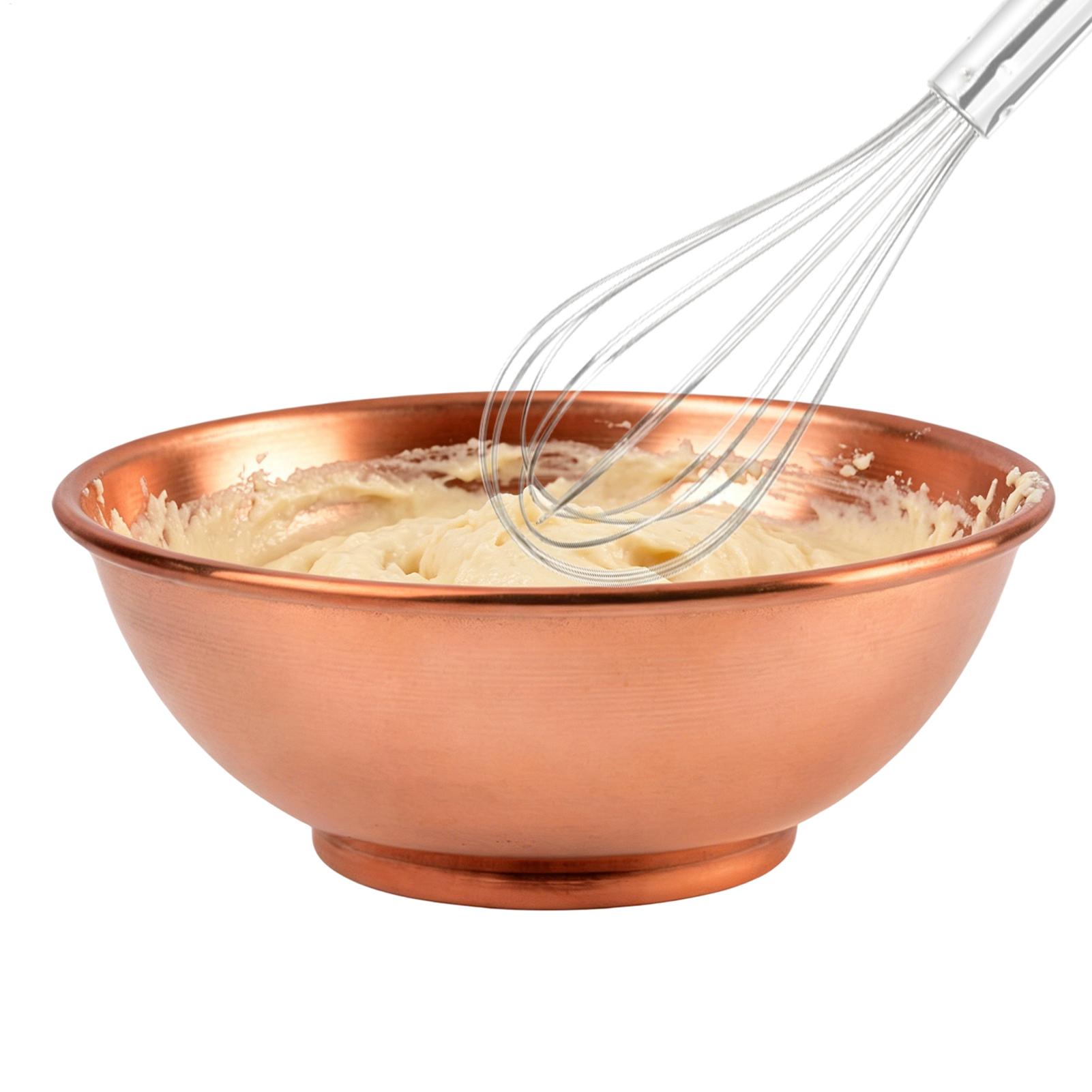 Kitchen Baking Containers - ชามทองแดงขนาดใหญ่ ภาชนะเก็บของ ถาดทองแดงสำหรับผสมอาหาร ใส่สลัด ใช้เสิร์ฟที่บ้าน อบขนม