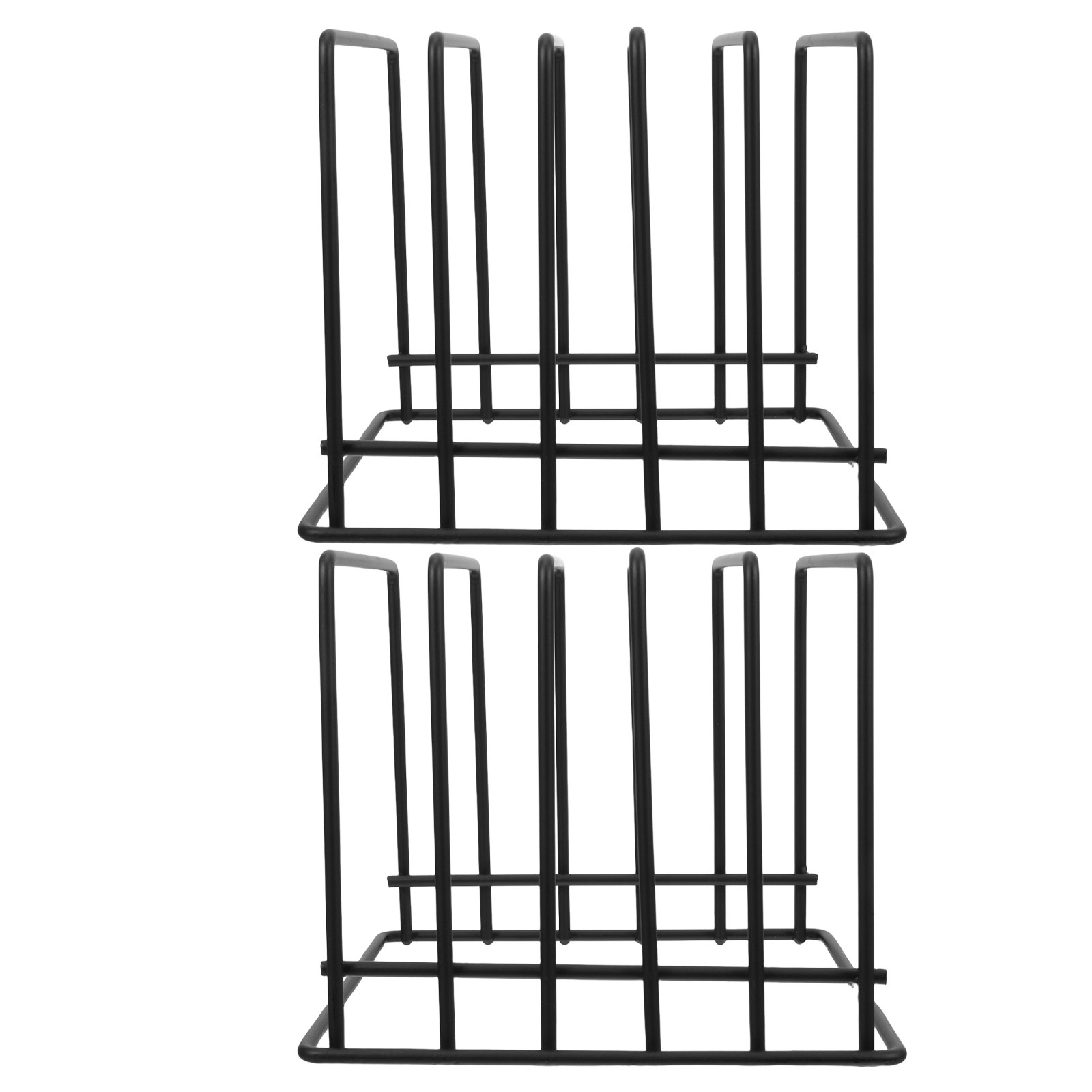 Kitchen Baking Rack - ชั้นวางเขียง 2 ชิ้นสำหรับวางบนเคาน์เตอร์ อุปกรณ์จัดระเบียบเครื่องครัวสำหรับเขียง กระทะทอด ถาดอบ