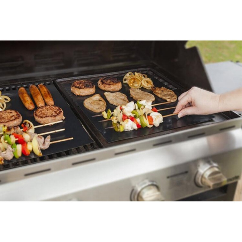 Non-Stick BBQ Grill MAT 40*33  - Super Kitchen Baking Mat บทวิจารณ์และราคา