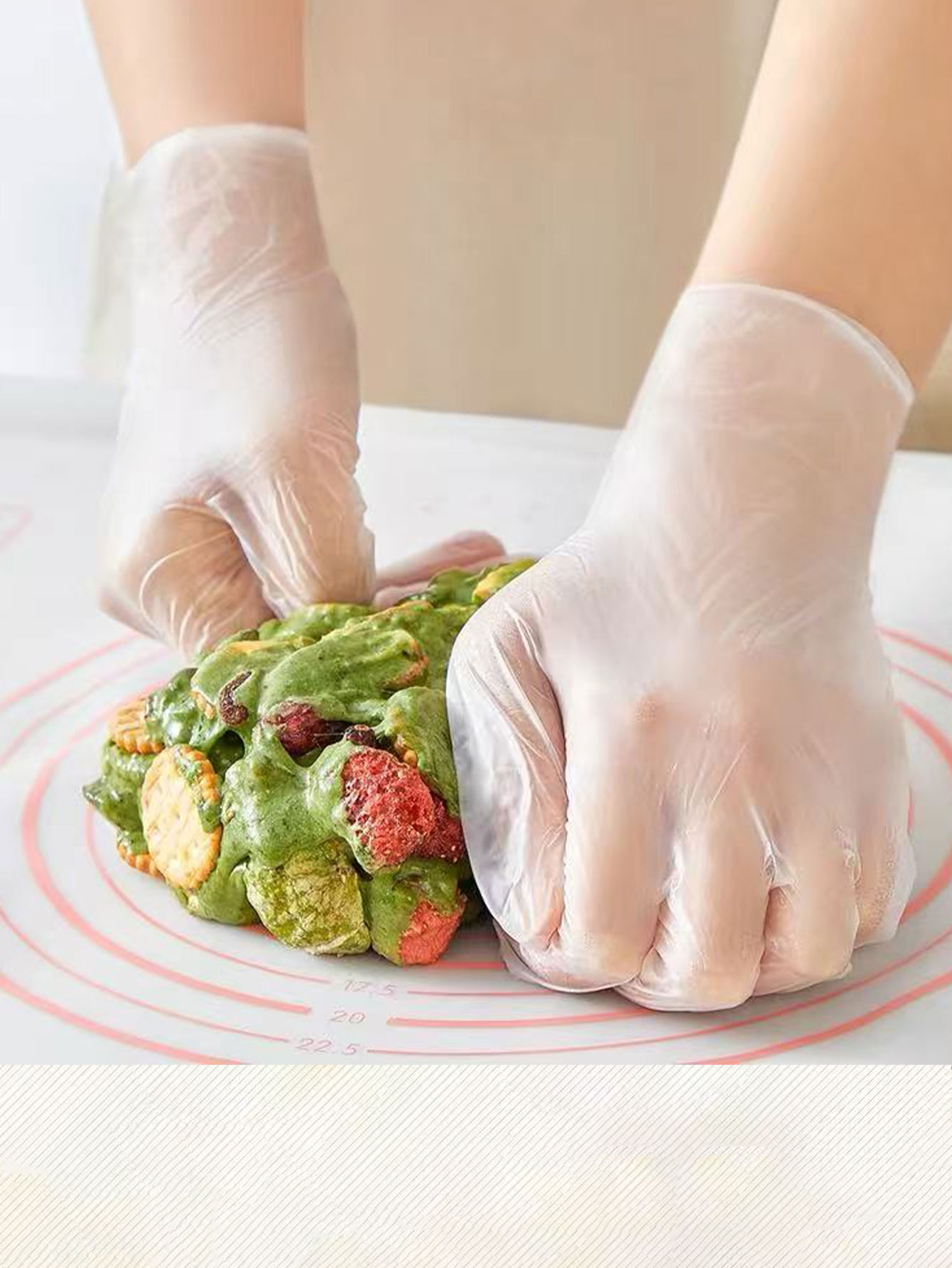 ถุงมือแบบใช้แล้วทิ้ง เกรดอาหาร - Kitchen Baking Gloves บทวิจารณ์และราคา