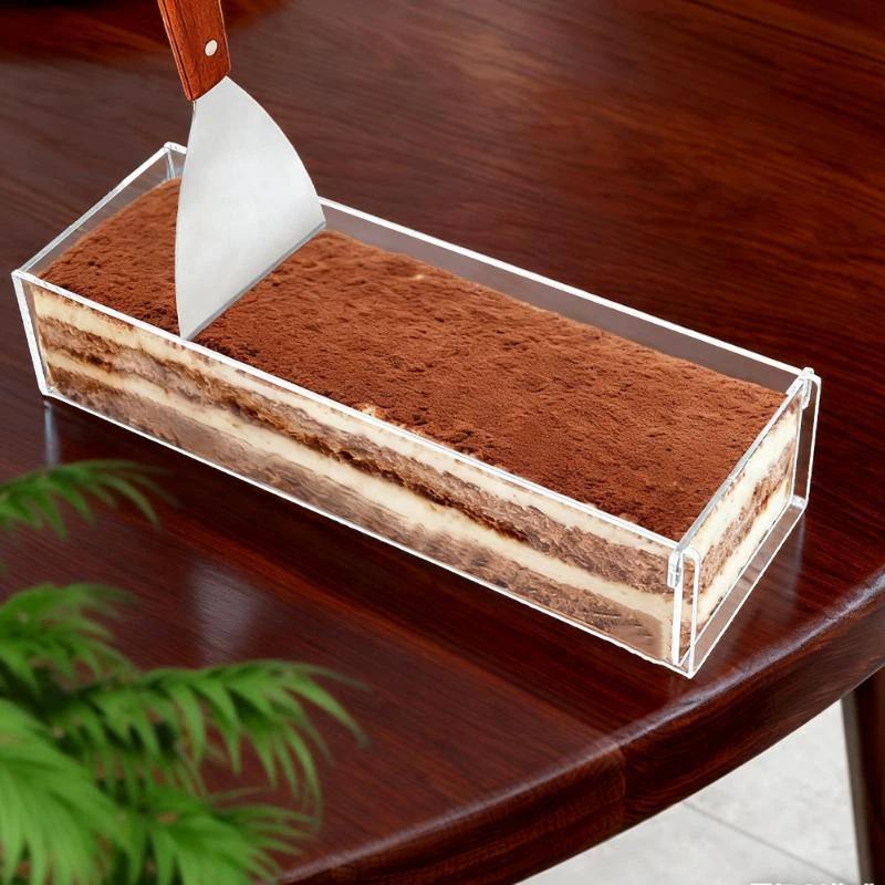 กล่องอะคริลิคทรงสี่เหลี่ยมแข็ง - Kitchen Baking Storage Containers บทวิจารณ์และราคา