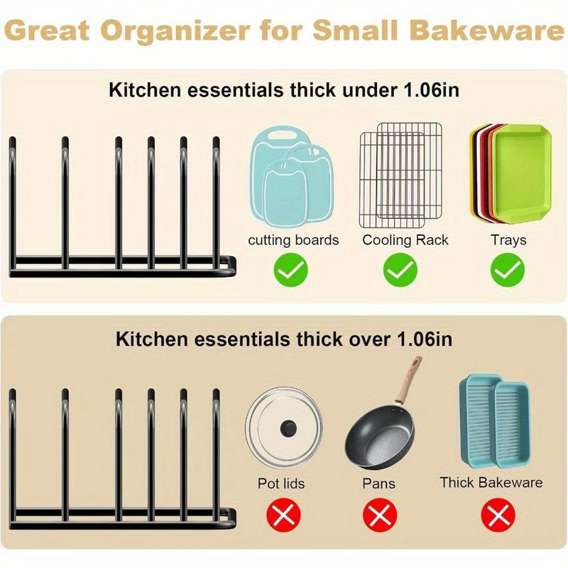 ที่วางเขียง 1 ชิ้น สำหรับจัดระ - Kitchen Cabinet Baking Sheet Organizer บทวิจารณ์และราคา