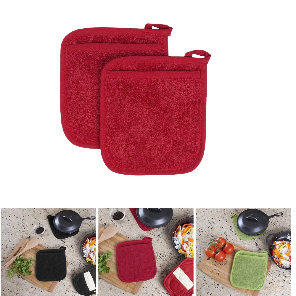 3 In1 ผู้ถือหม้อฉนวนกันความร้อ - Kitchen Baking Gloves บทวิจารณ์และราคา