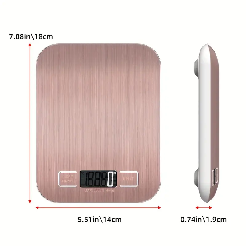 เครื่องชั่งครัวสีชมพู 10กก./1ก - Kitchen Baking Scale บทวิจารณ์และราคา