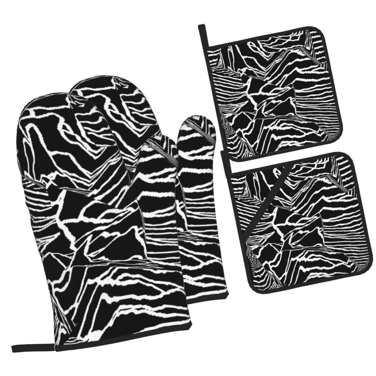 Joy Division Unknown Pleasures - Kitchen Baking Gloves บทวิจารณ์และราคา