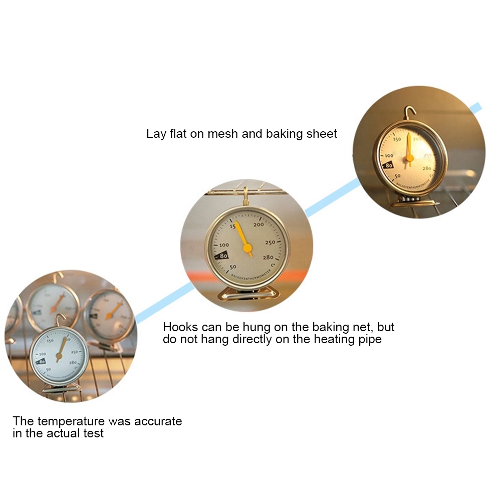 50-280 องศาเซลเซียสเครื่องวัดอ - Oven Thermometer Analog บทวิจารณ์และราคา