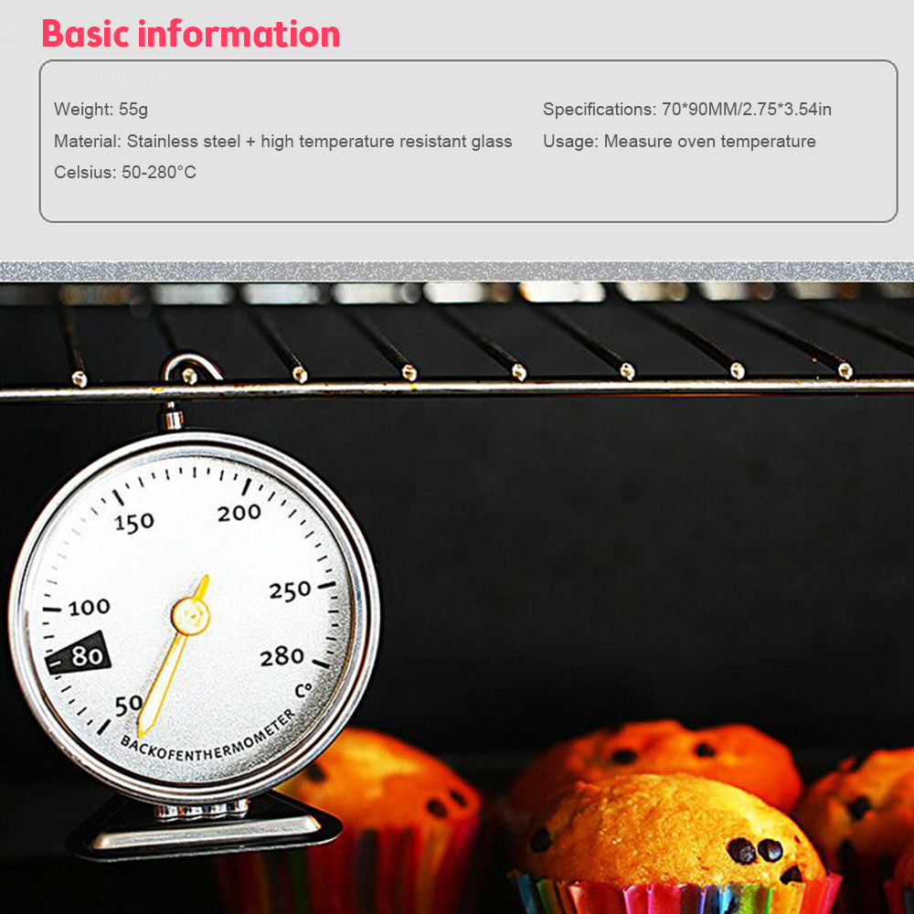 50-280 องศาเซลเซียสเครื่องวัดอ - Oven Thermometer Analog บทวิจารณ์และราคา