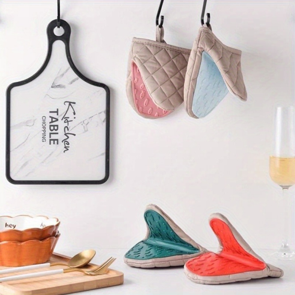 ถุงมือซิลิโคนกันความร้อนรูปทรง - Kitchen Baking Gloves บทวิจารณ์และราคา