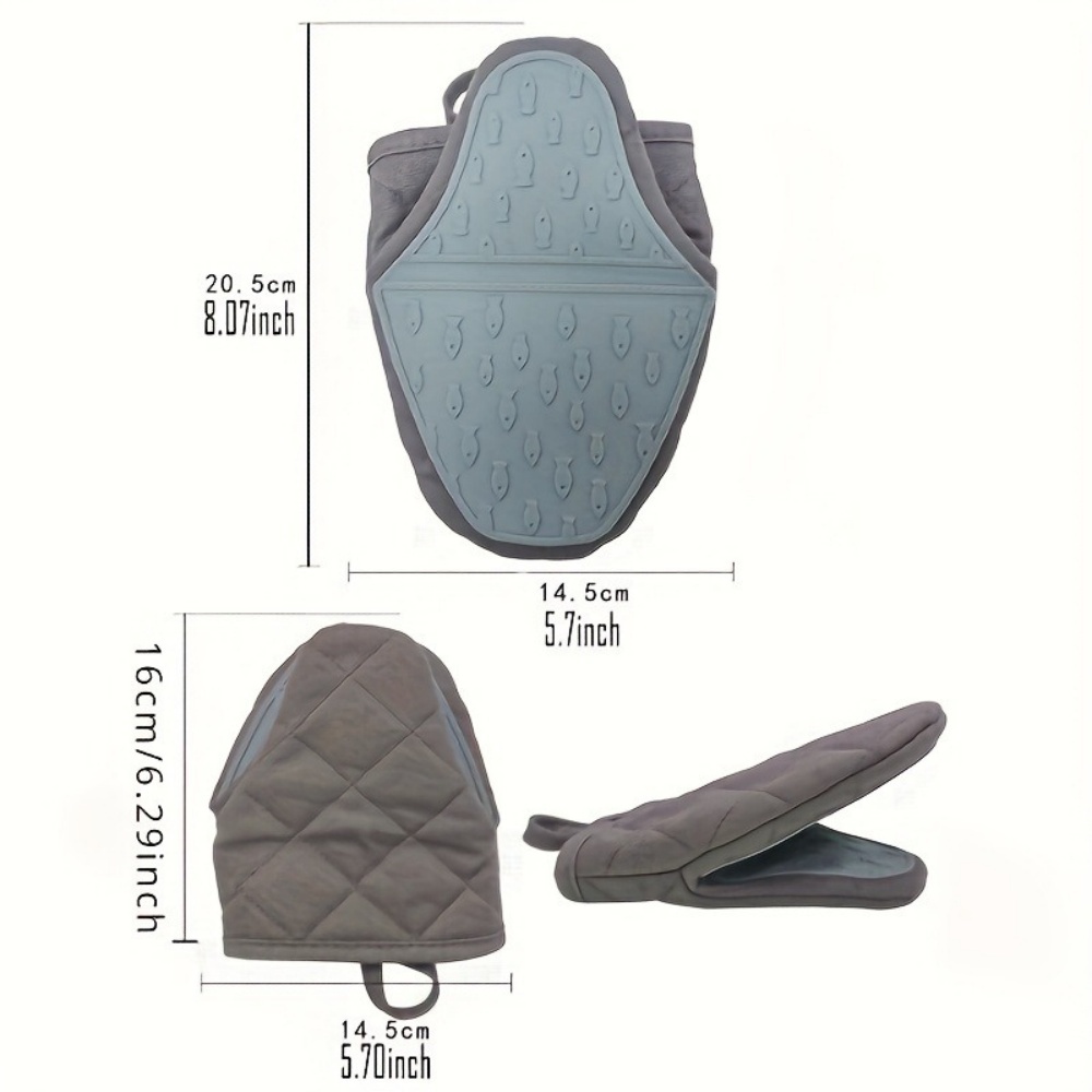 ถุงมือซิลิโคนกันความร้อนรูปทรง - Kitchen Baking Gloves บทวิจารณ์และราคา