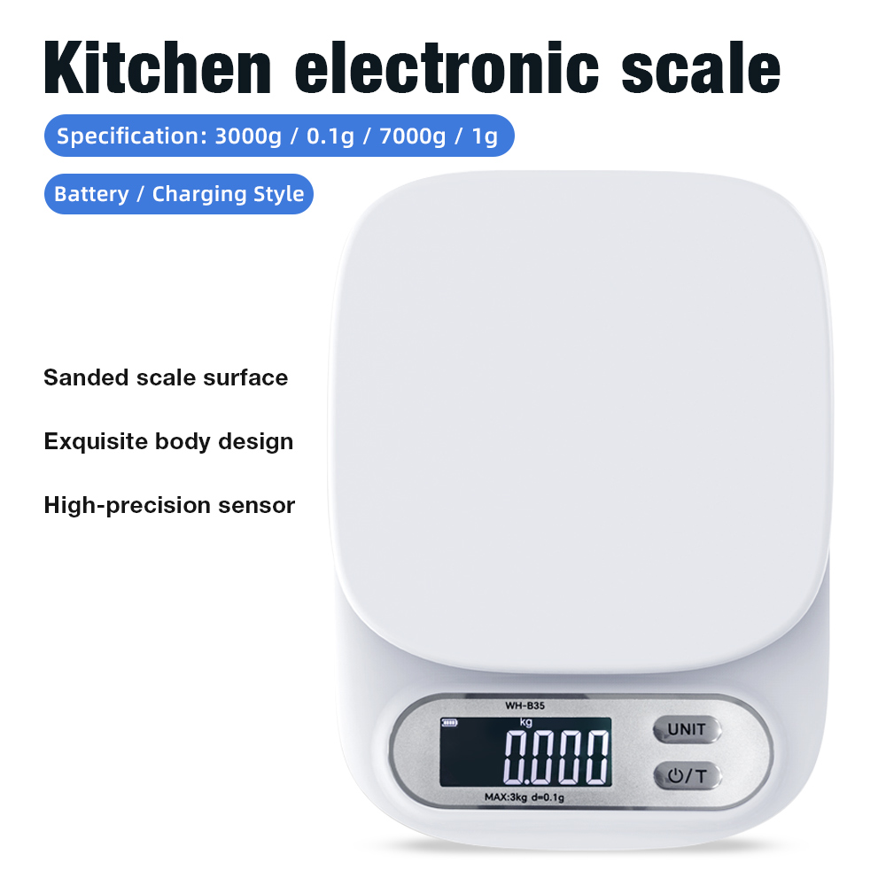 3กก./7กก.LCDเครื่องชั่งน้ําหนั - Kitchen Baking Scale บทวิจารณ์และราคา