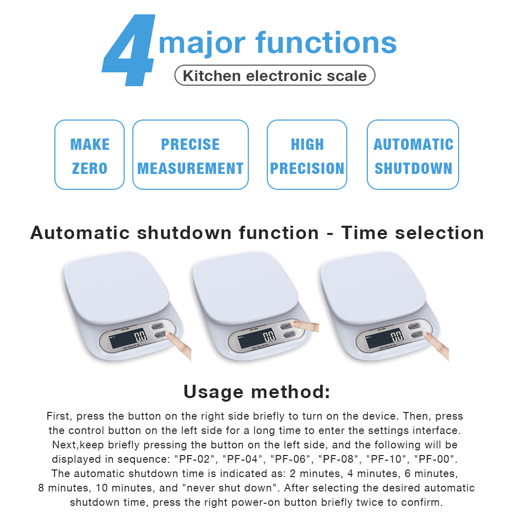 3กก./7กก.LCDเครื่องชั่งน้ําหนั - Kitchen Baking Scale บทวิจารณ์และราคา