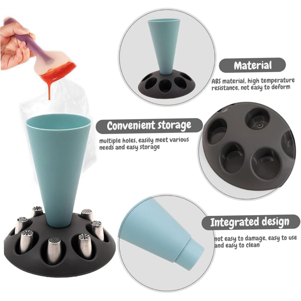 ถุงบีบครีมแต่งหน้าเค้ก 1 ชิ้น  - Kitchen Accessories For Baking บทวิจารณ์และราคา