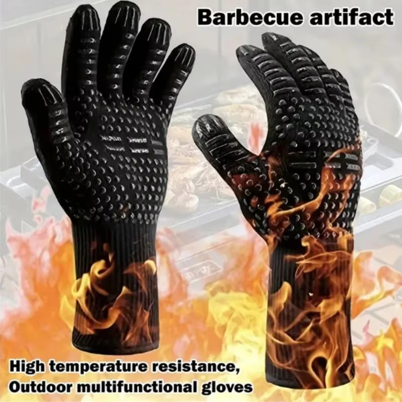 ถุงมือบาร์บีคิววันพีซ ถุงมือกั - Kitchen Baking Gloves บทวิจารณ์และราคา