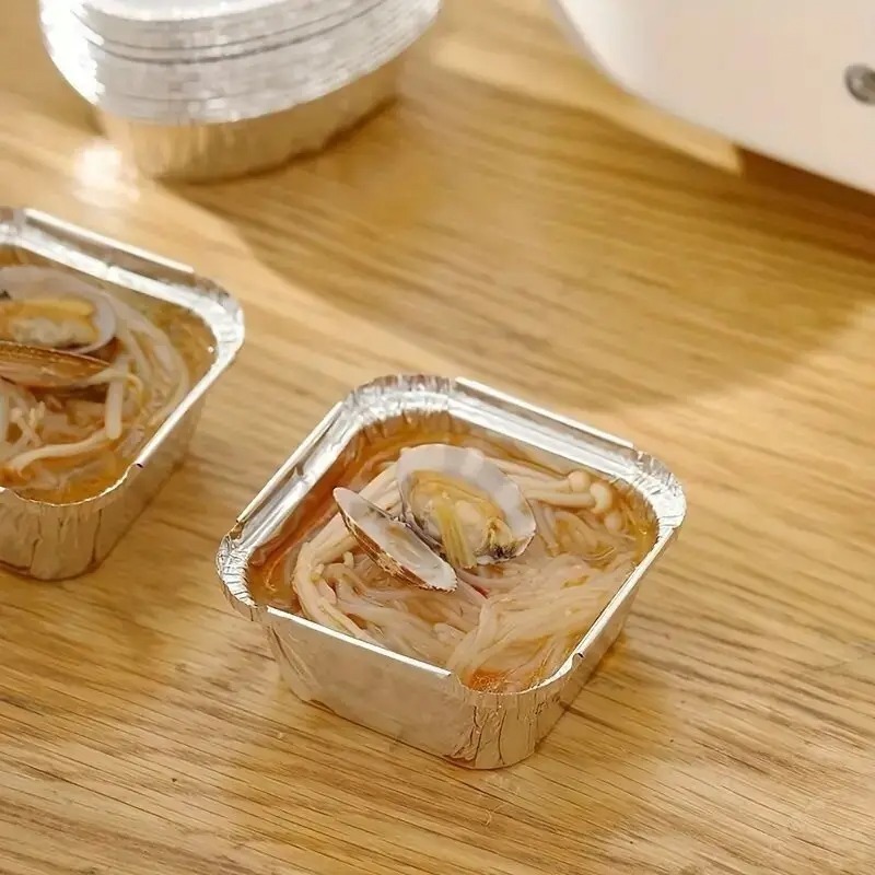 ถาดฟอยล์อลูมิเนียมแบบใช้แล้วทิ - Kitchen Baking Storage Containers บทวิจารณ์และราคา