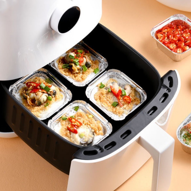 ถาดฟอยล์อลูมิเนียมแบบใช้แล้วทิ - Kitchen Baking Storage Containers บทวิจารณ์และราคา