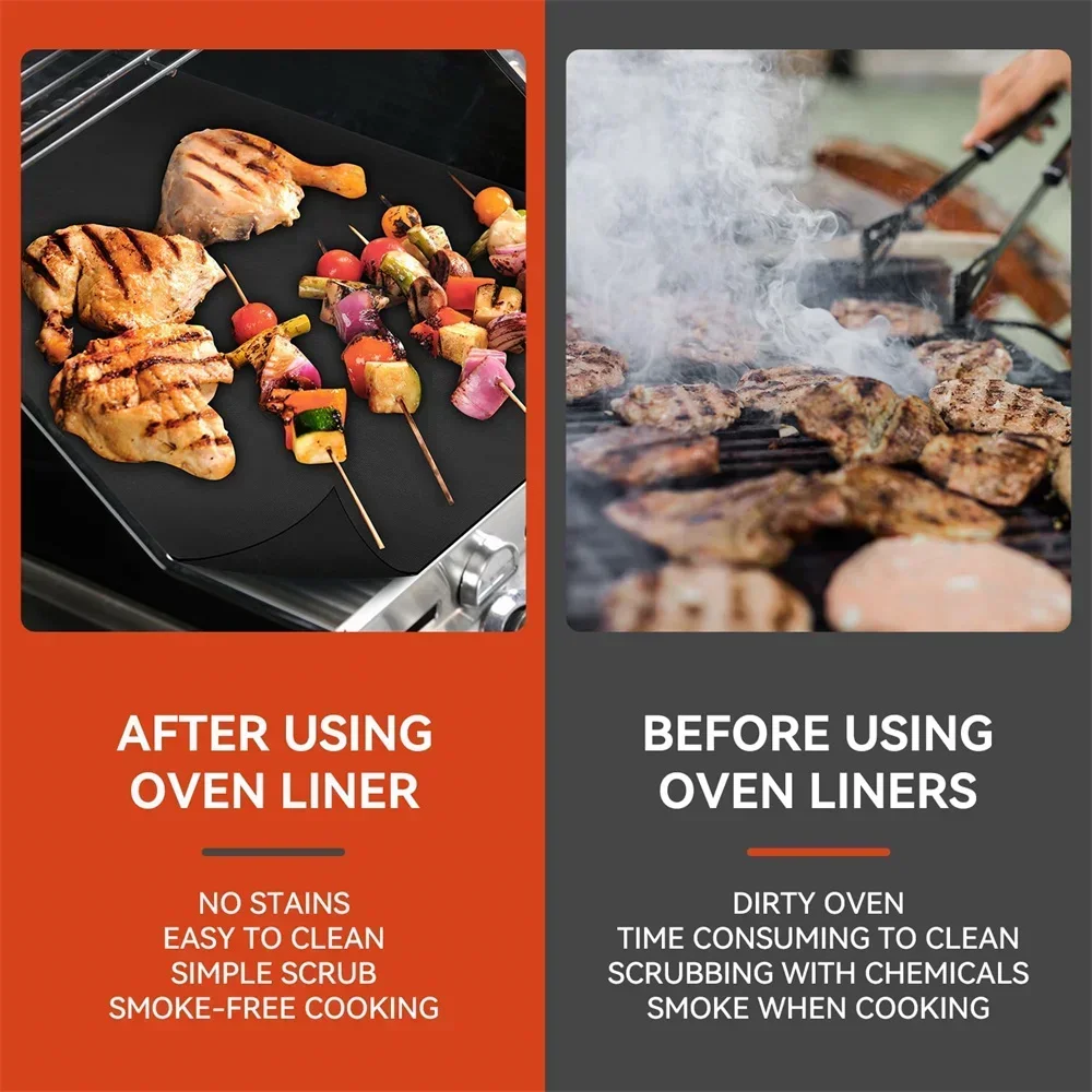 Reusable Non-Stick เตาอบ Liner - Super Kitchen Baking Mat บทวิจารณ์และราคา