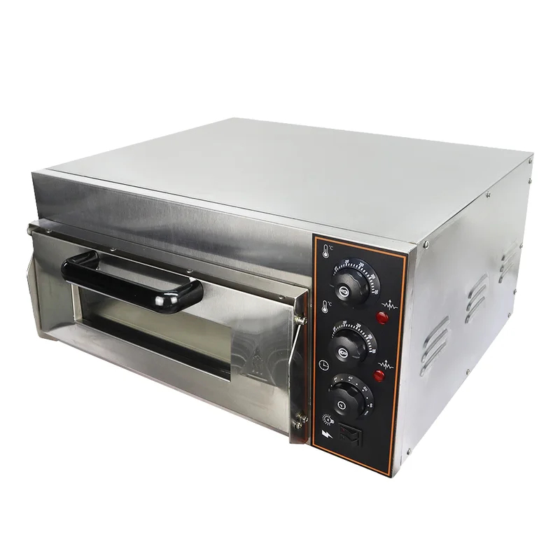 เตาอบพิซซ่าสแตนเลสแบบชั้นเดียว - Commercial Kitchen Baking Oven บทวิจารณ์และราคา