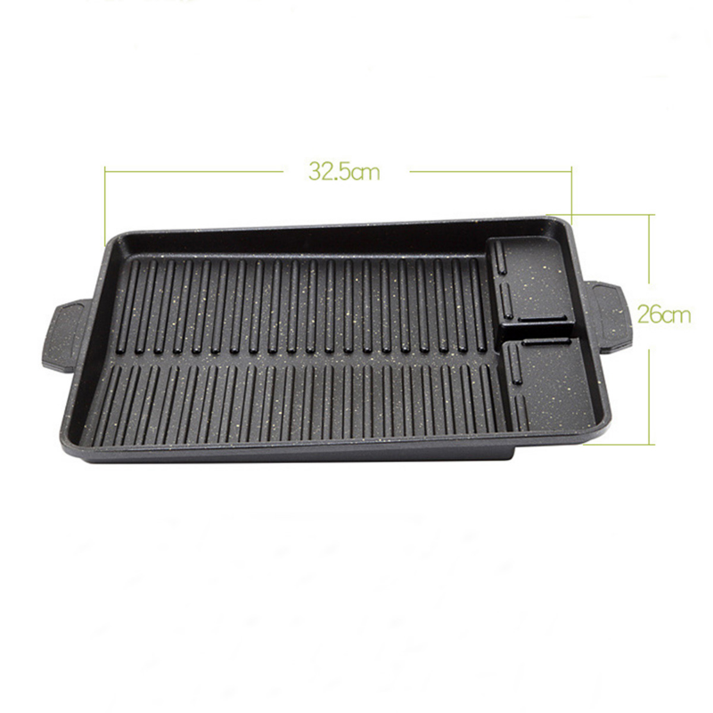 BBQ Grill PAN แผ่น 32X26 ซม.แบ - Kitchen Baking Tray Organiser บทวิจารณ์และราคา
