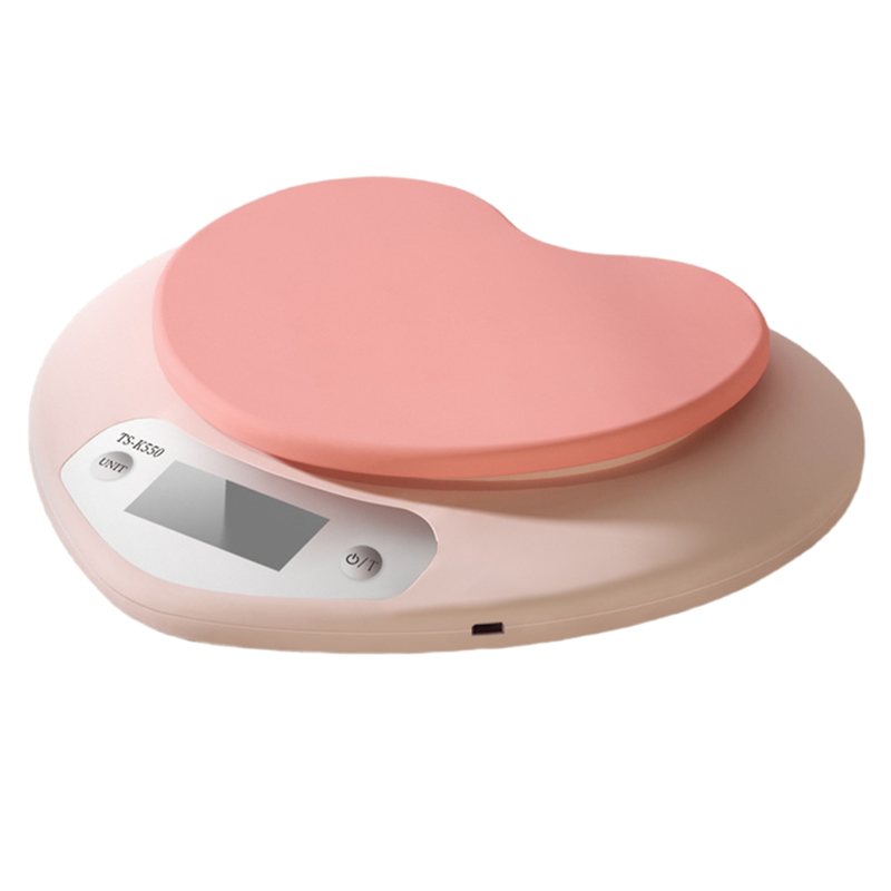 เครื่องชั่งดิจิตอลรูปหัวใจสีชม - Kitchen Baking Scale บทวิจารณ์และราคา