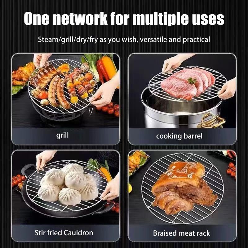 ตะแกรงย่างบาร์บีคิวทรงกลมสแตนเ - Super Kitchen Baking Mat บทวิจารณ์และราคา