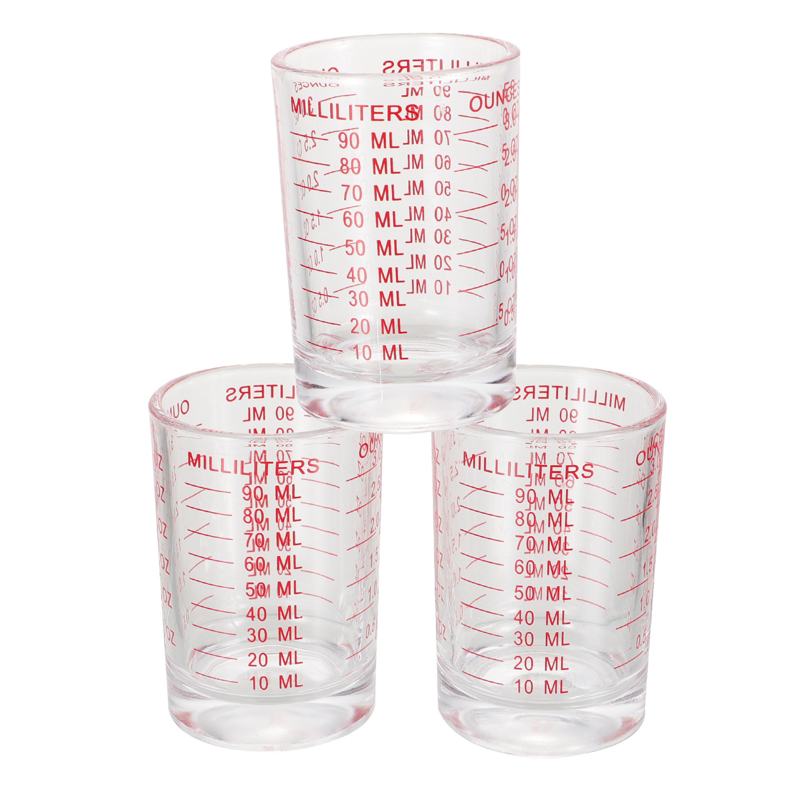 ชุดถ้วยตวงแก้ว 3 ชิ้น พร้อมสเก - Kitchen Baking Scale บทวิจารณ์และราคา