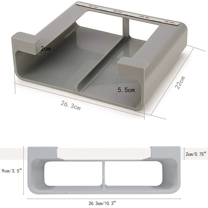 ชั้นวางของพลาสติกแบบแขวนติดผนั - Kitchen Baking Rack บทวิจารณ์และราคา