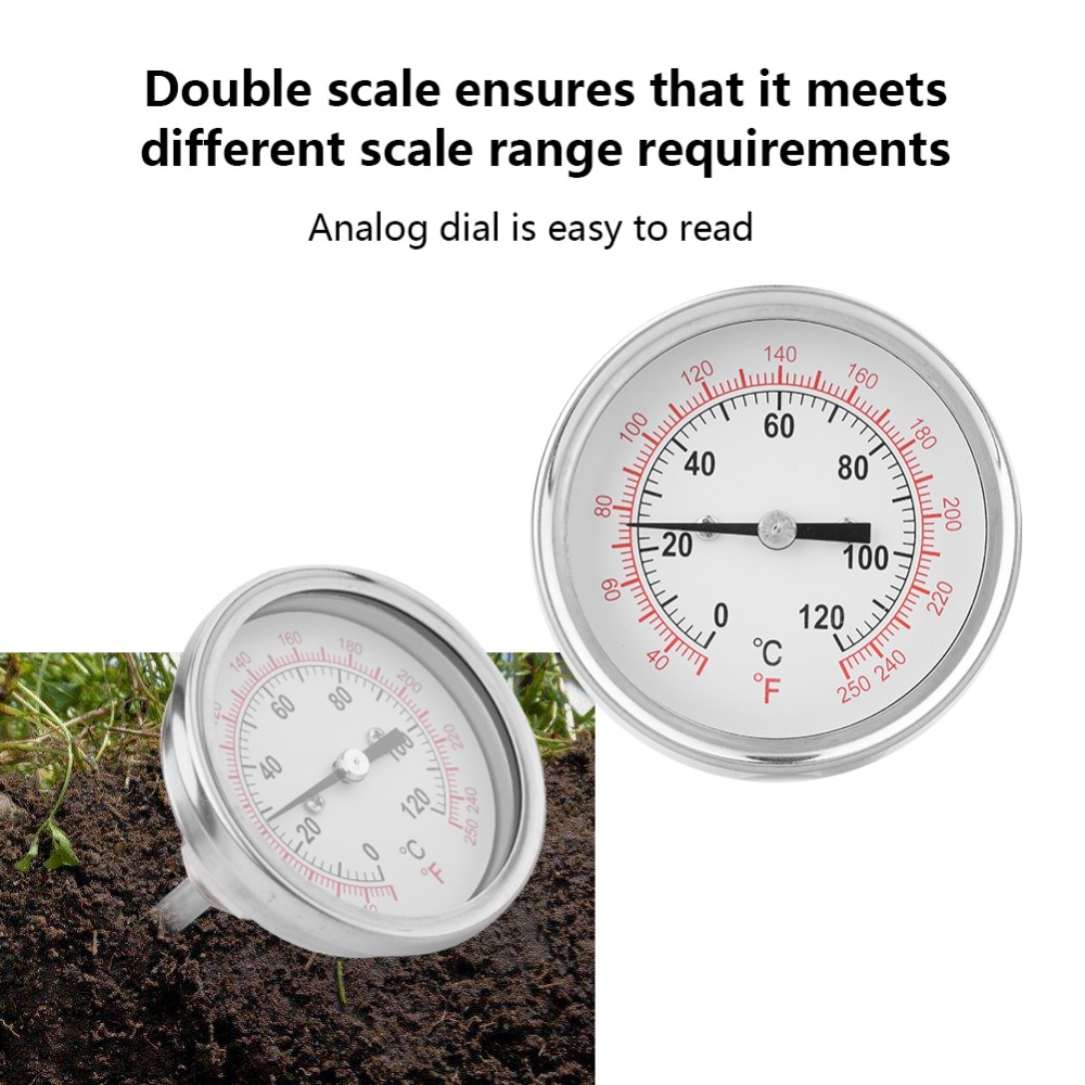 เครื่องวัดอุณหภูมิเตาอบสแตนเลส - Oven Thermometer Analog บทวิจารณ์และราคา