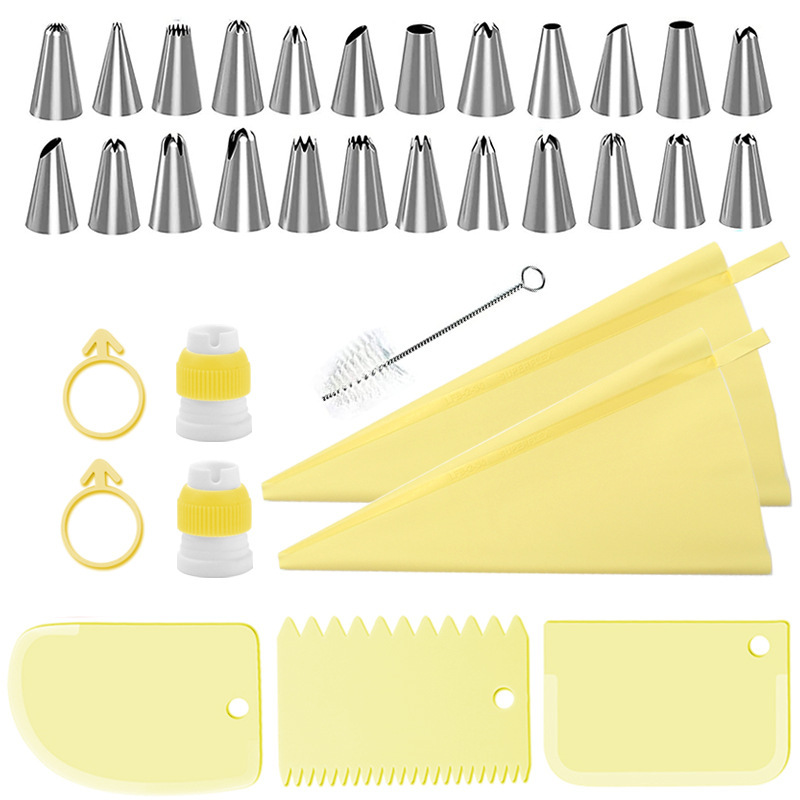 ชุดหัวบีบเค้ก 34 ชิ้น พร้อมกระ - Decorating Tip Set บทวิจารณ์และราคา