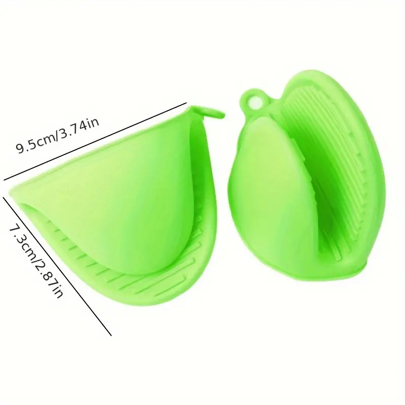 2 ชิ้นซิลิโคนที่วางหม้อถุงมือก - Kitchen Baking Gloves บทวิจารณ์และราคา