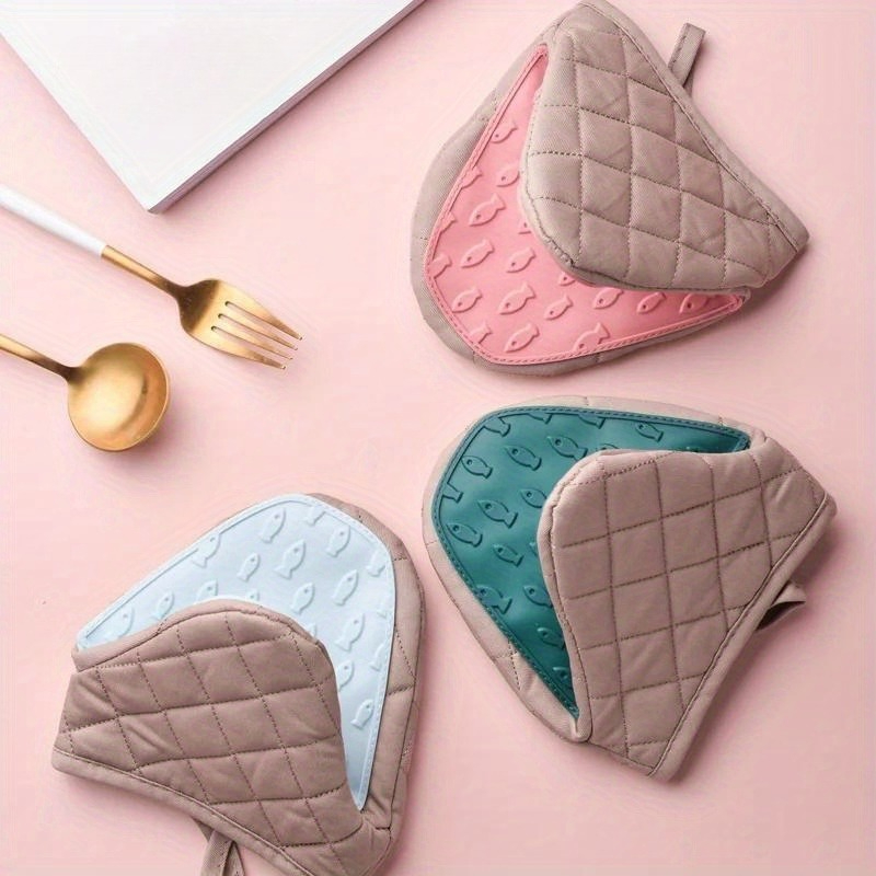 แผ่นรอง 1 ชิ้น |   ที่จับตามหล - Kitchen Baking Gloves บทวิจารณ์และราคา