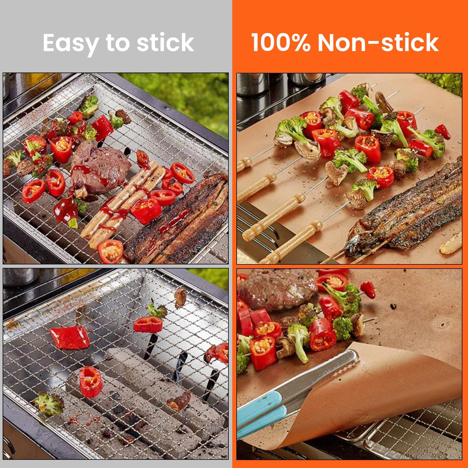 แผ่นรองย่างบาร์บีคิวรุ่นใหม่ - - Super Kitchen Baking Mat บทวิจารณ์และราคา