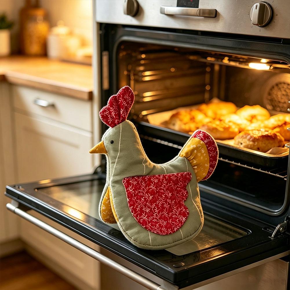ชุดถุงมือกันความร้อนและแผ่นรอง - Kitchen Baking Gloves บทวิจารณ์และราคา