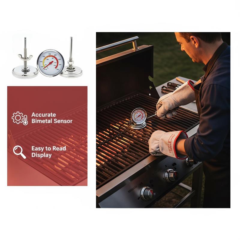 เครื่องวัดอุณหภูมิเตาย่าง 0-50 - Oven Thermometer Analog บทวิจารณ์และราคา