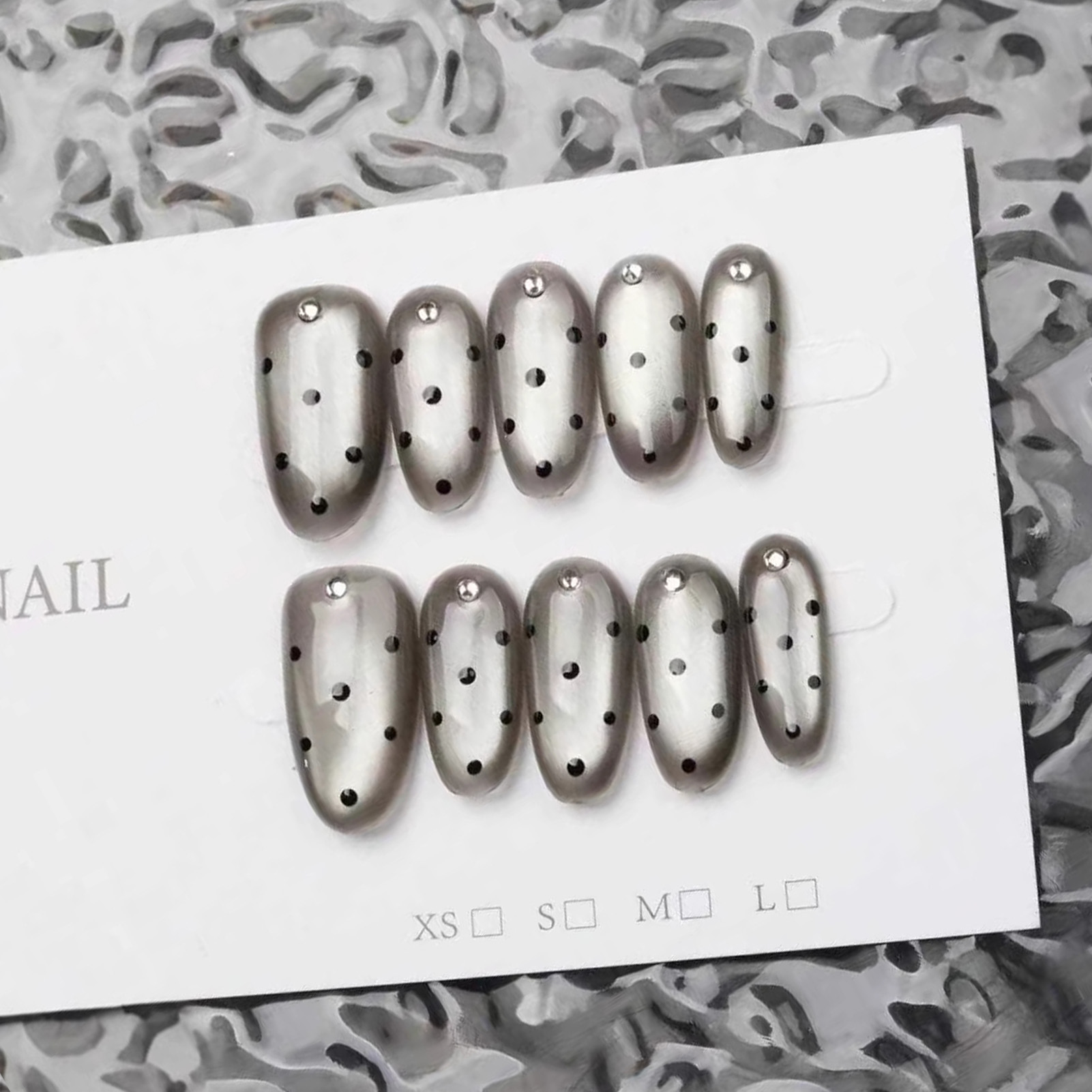 เล็บปลอมแบบกดติด 10 ชิ้น ลายจุ - Decorating Tip Set บทวิจารณ์และราคา