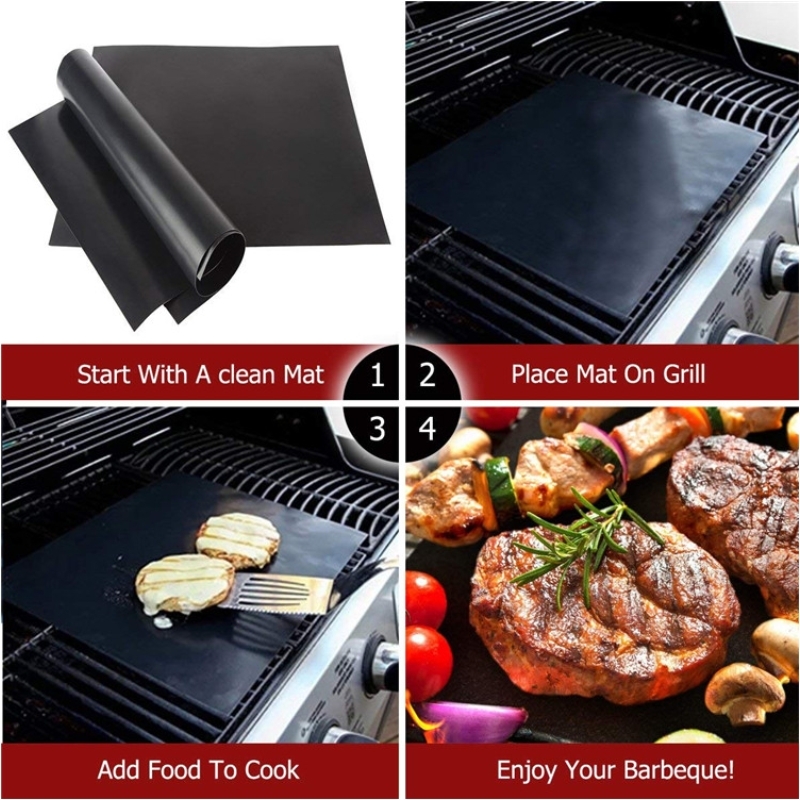 บาร์บีคิวย่างบาร์บีคิวกลางแจ้ง - Super Kitchen Baking Mat บทวิจารณ์และราคา