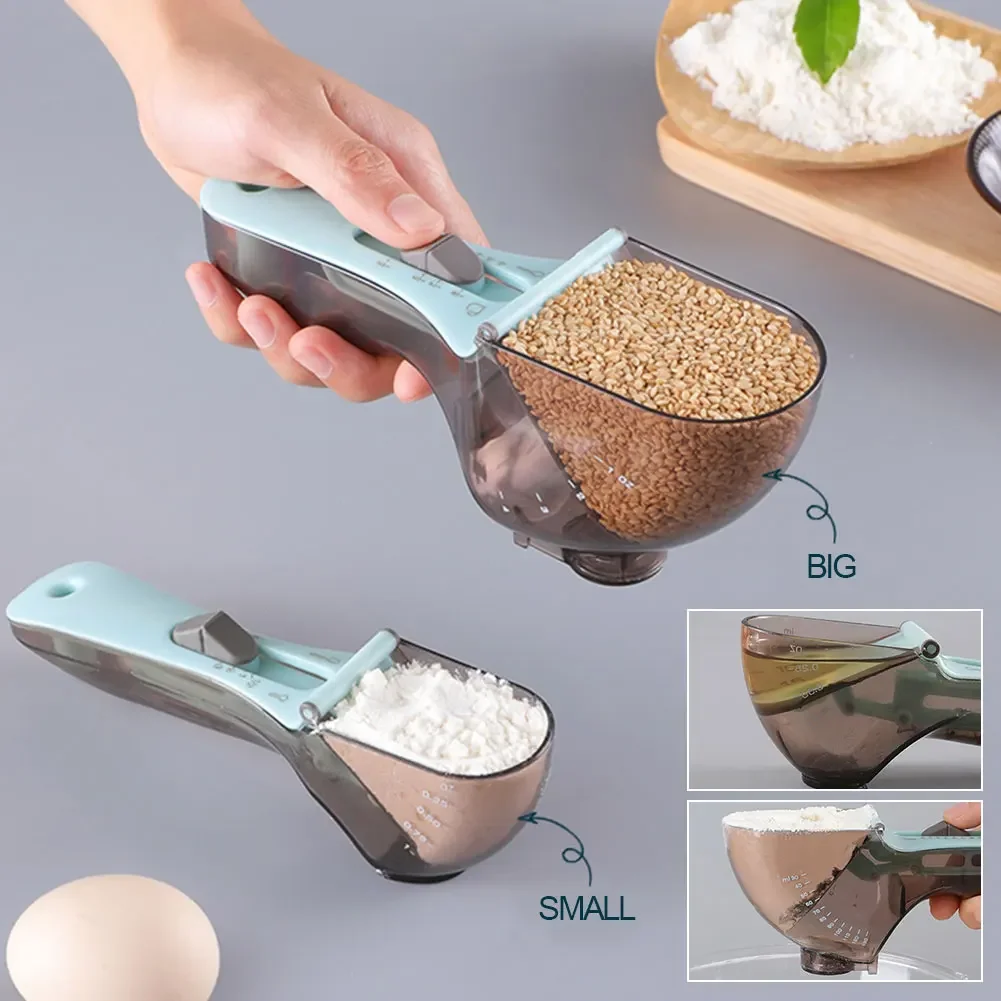 ช้อนตวงแบบปรับได้พร้อมช้อนตวงพ - Kitchen Baking Scale บทวิจารณ์และราคา