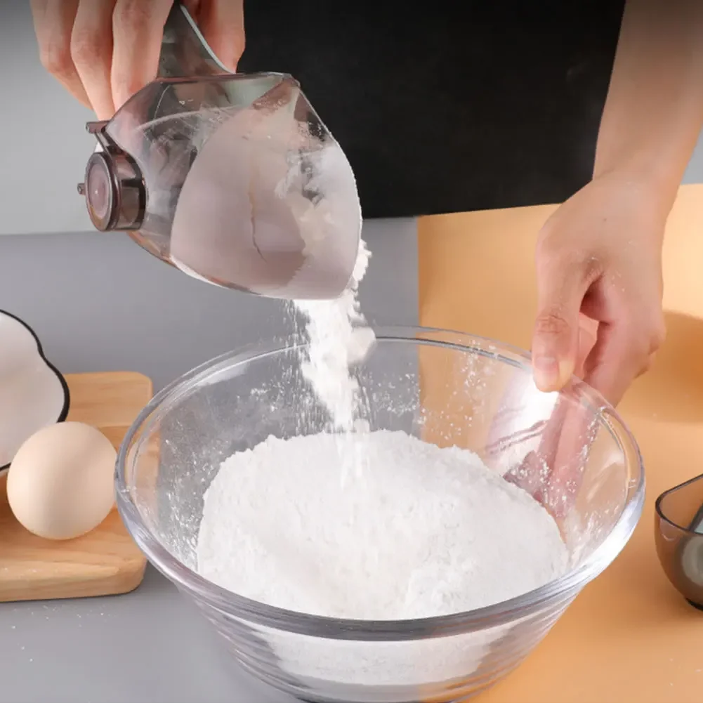 ช้อนตวงแบบปรับได้พร้อมช้อนตวงพ - Kitchen Baking Scale บทวิจารณ์และราคา