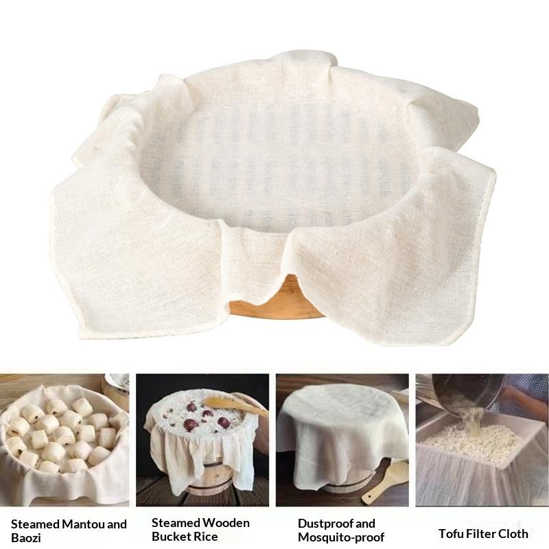 ผ้ารองนึ่งทรงกลมผ้าฝ้ายแท้ 3 ช - Kitchen Accessories For Baking บทวิจารณ์และราคา