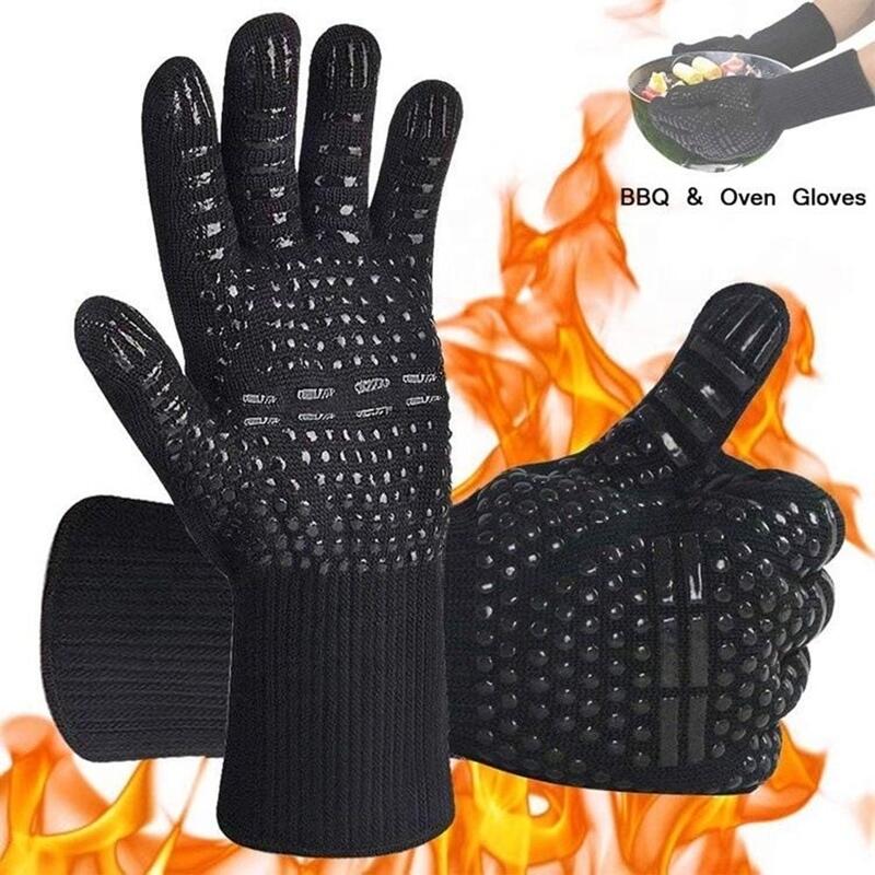 ถุงมือซิลิโคนกันความร้อน BBQ14 - Kitchen Baking Gloves บทวิจารณ์และราคา