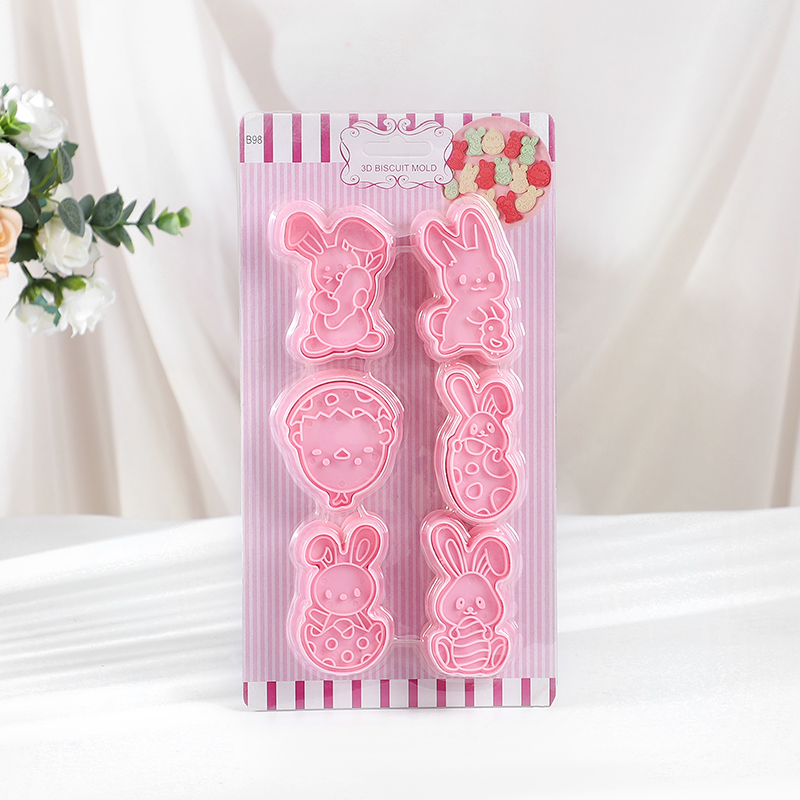 6 ชิ้น/เซ็ต Easter Bunny Cooki - Kitchen Accessories For Baking บทวิจารณ์และราคา