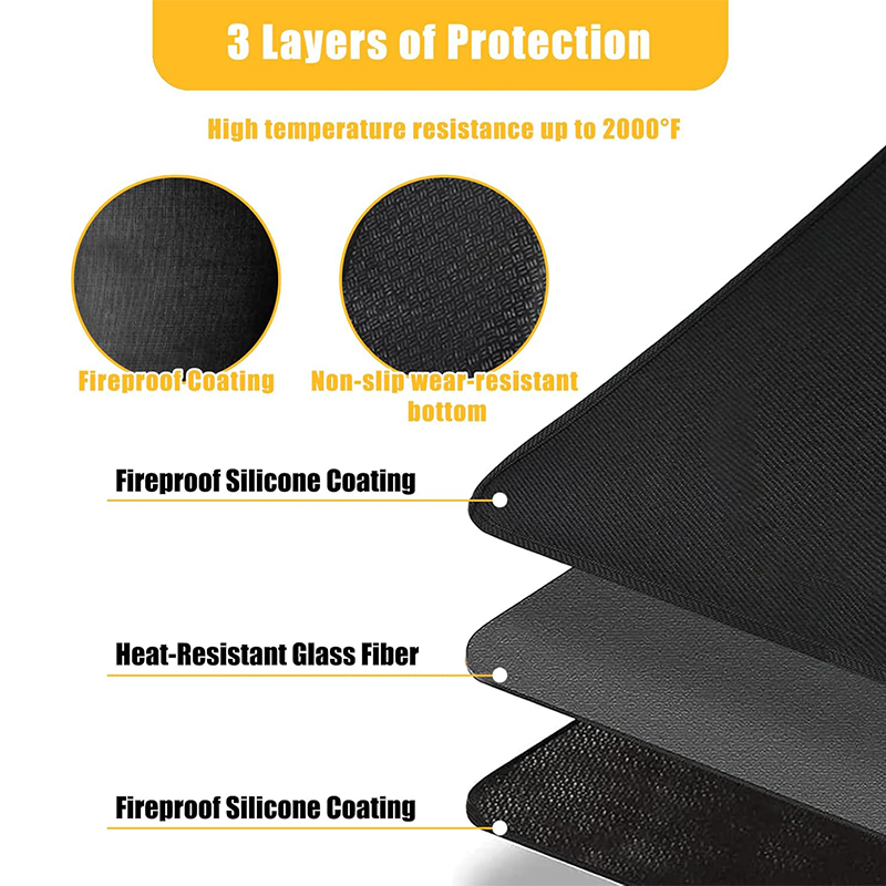 LMETJMA Fire Pit Mat ภายใต้แผ่ - Super Kitchen Baking Mat บทวิจารณ์และราคา