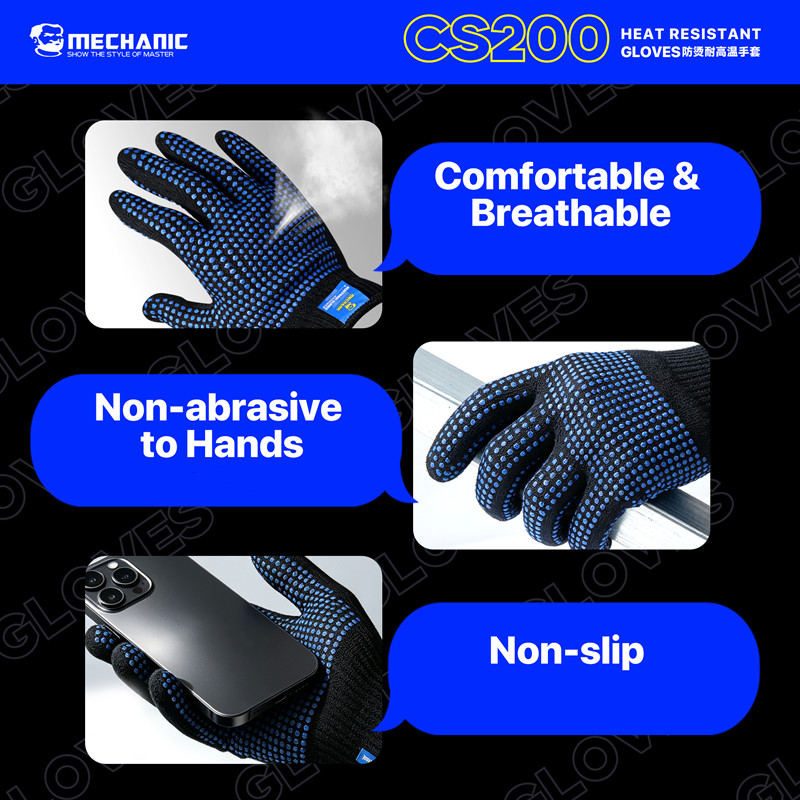 MECHANIC CS200 ถุงมือกันความร้ - Kitchen Baking Gloves บทวิจารณ์และราคา
